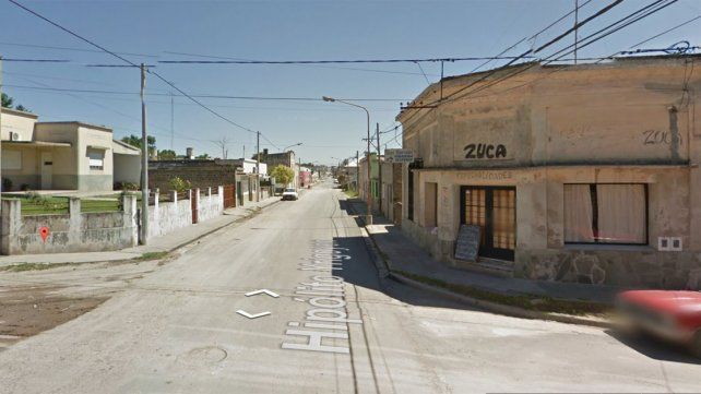 La esquina de Victoria en donde allanaron la carnicería. Foto streetview. 