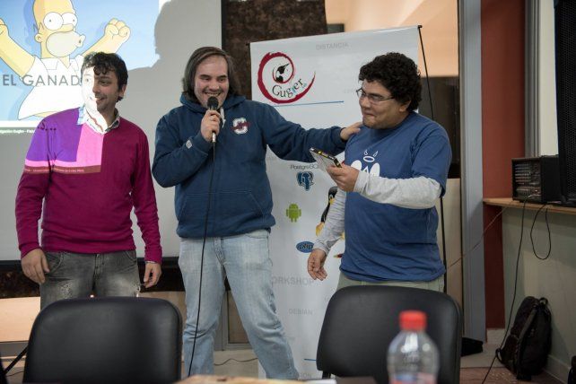 En las capacitaciones de Gugler siempre realizan sorteos con buenos premios.