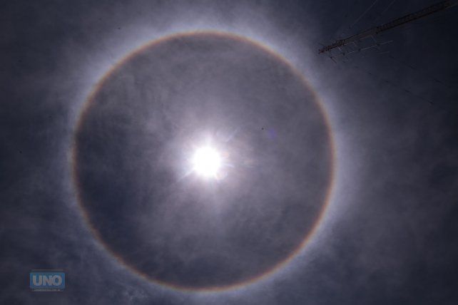 Halo Solar. Foto<b> UNO</b> Juan Ignacio Pereira.