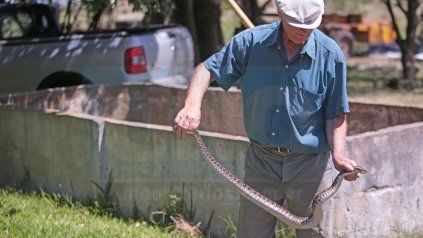 <b> Silbidos.</b> Conocedor, Don Edgardo relató el modo de comunicación entre los animales.