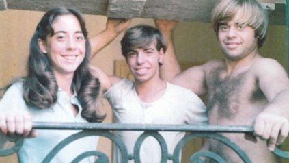 Silvia, Guillermo y Maguila en su casa en San isidro 