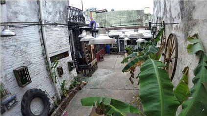 El interior de la casa 