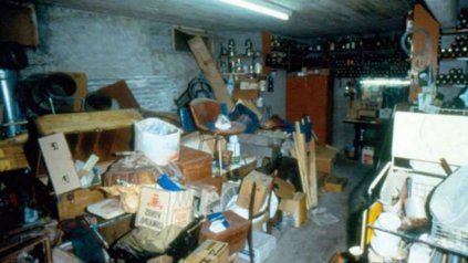 El sótano de la casa de los Puccio 