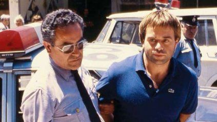 "Maguila", al ser detenido, en 1985.