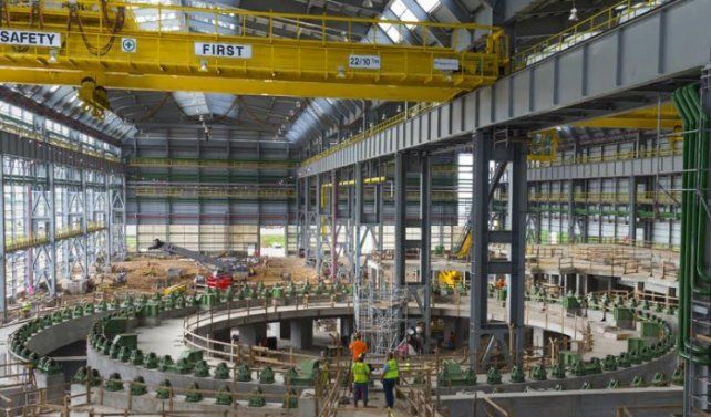 La Planta que posee la empresa argentina Tenaris en Bay City, Texas.