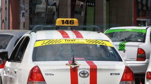 En la calle. Los taxistas, además, propusieron medidas de seguridad para choferes y pasajeros. 