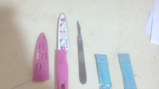 <b> Contención psiquiátrica</b>. La joven atacó con el bisturí a tres personas.