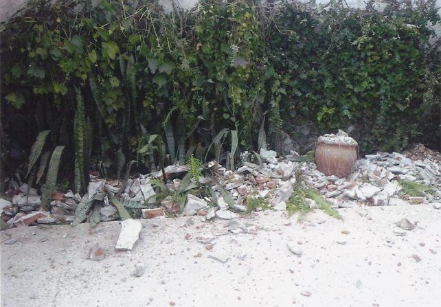 Daños en la propiedad de los vecinos. 