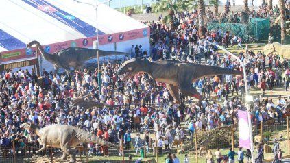 <b> Éxito contundente. </b>Ayer el predio estuvo permanentemente colmado de visitantes. 