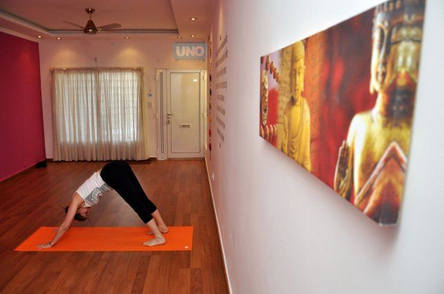 Paola Vottero haciendo el