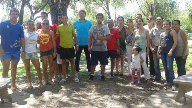 <b> Respaldo</b>. Bértoli fue a la colonia a valorar el avance del proyecto.