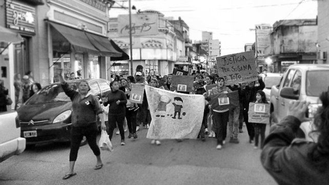 Ayer marcharon en Gualeguaychú por el femicidio de Susana Villaruel.