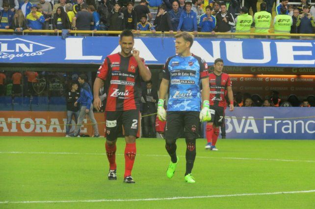 Walter Andrade sonríe porque Seba Bértoli le recordó los orígenes. Foto Gentileza.