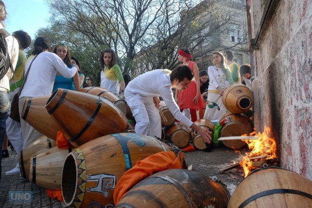 Foto <b> UNO</b> Archivo. Contrafestejo 2009.